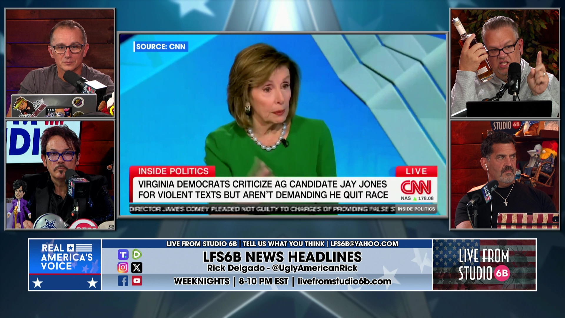 10-8-25 5 - Trump to go to Israel, Jay Jones and Pelosi, Harry Enten Poll
