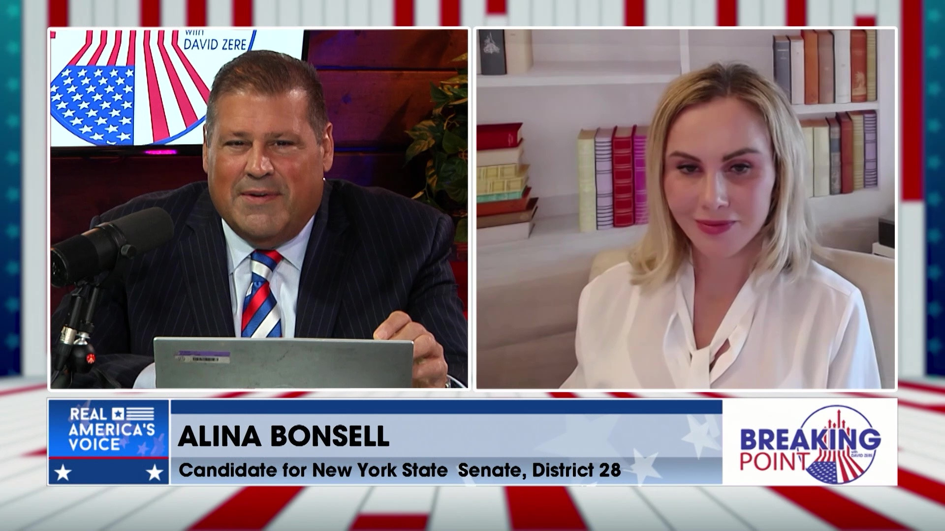 BP 8-1-26 B - David and NYS Senate Candidate Alina Bonsell discuss Mamdani and his policies