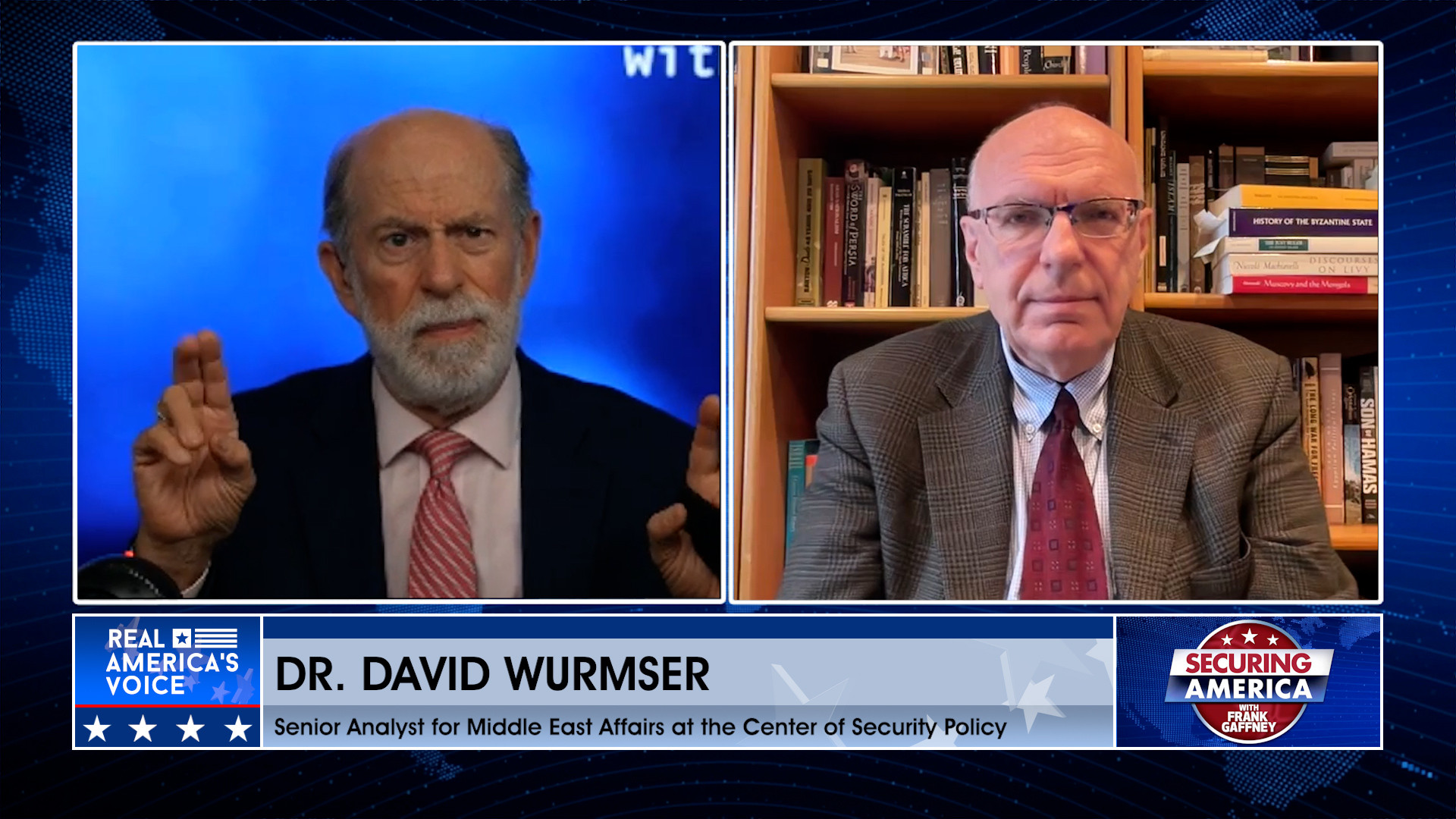 Frank is joined by Dr. David Wurmser Pt. 1