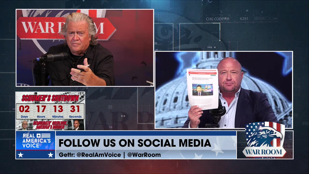 THE WAR ROOM WITH STEPHEN K. BANNON, EPISODE 4826 PART 1