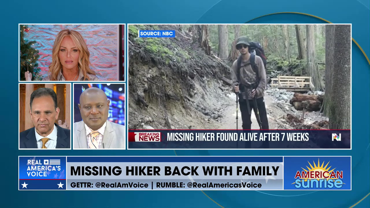 HIKER REUNITED WITH FAMILY AFTER GETTING LOST! - Real America's Voice News