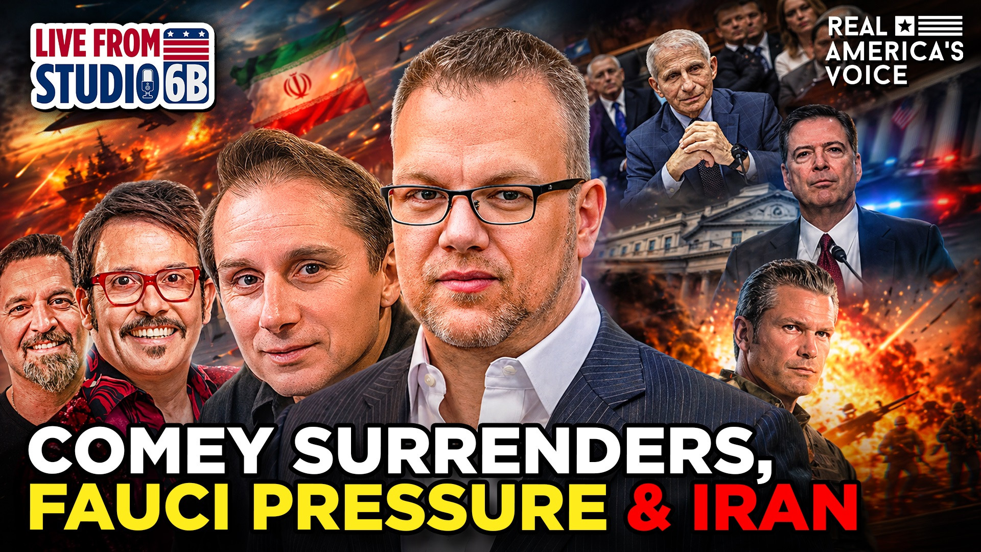 4-29-26 4 - Comey discussion, Trump today on Iran Ceasefire, DOJ pressured to prosecute Fauci