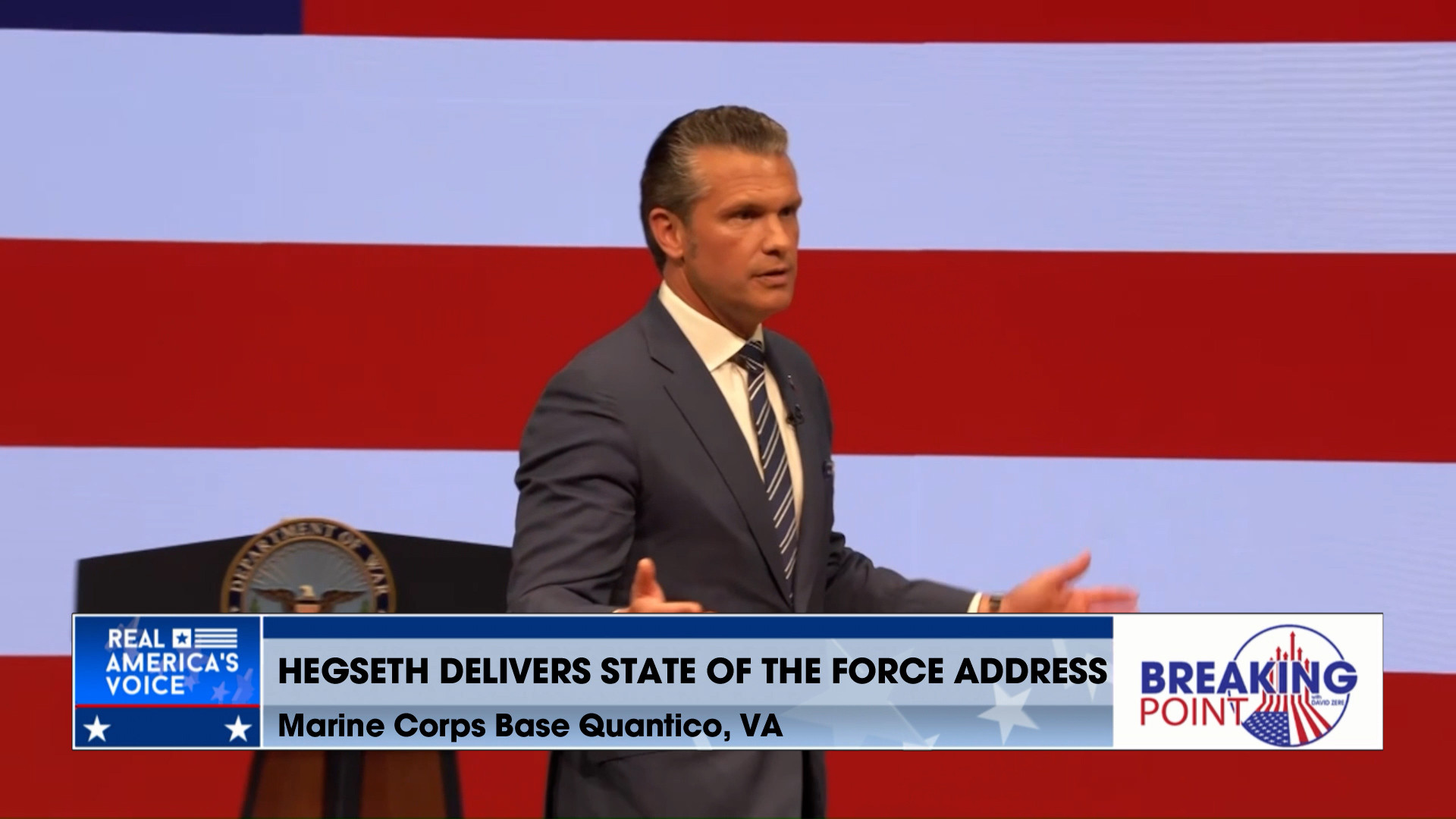 BP 10-3-26 D - Hegseth Delivers State of the Force Address at Marine Corps Base Quantico, VA