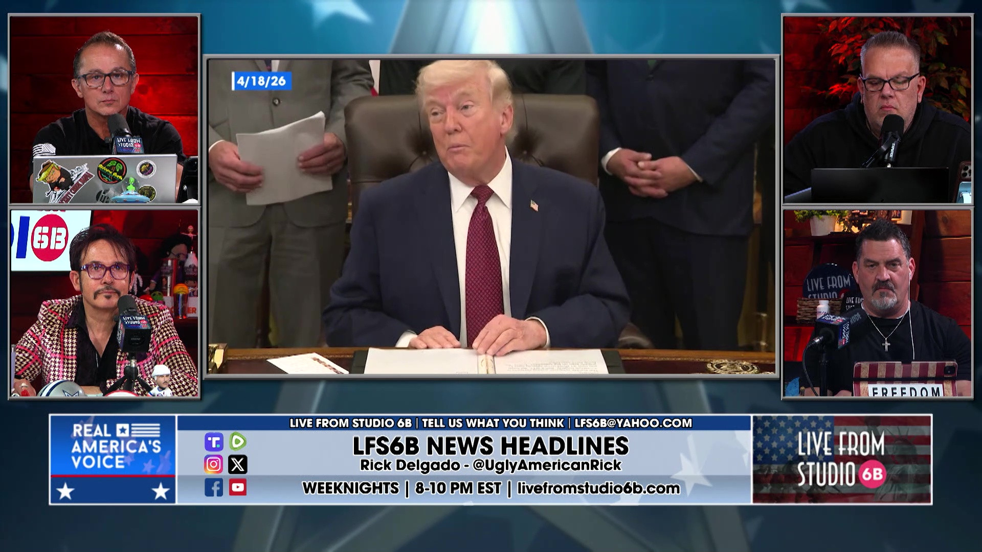 4-20-26 5 - Steph Fritsch, 8 children killed in Shreveport, Trump EO for psychedelics research