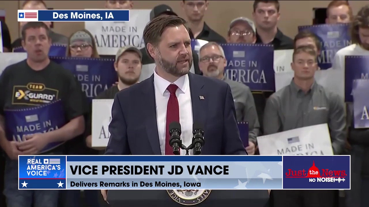 VICE PRESIDENT JD VANCE DELIVERS REMARKS IN DES MOINES, IOWA
