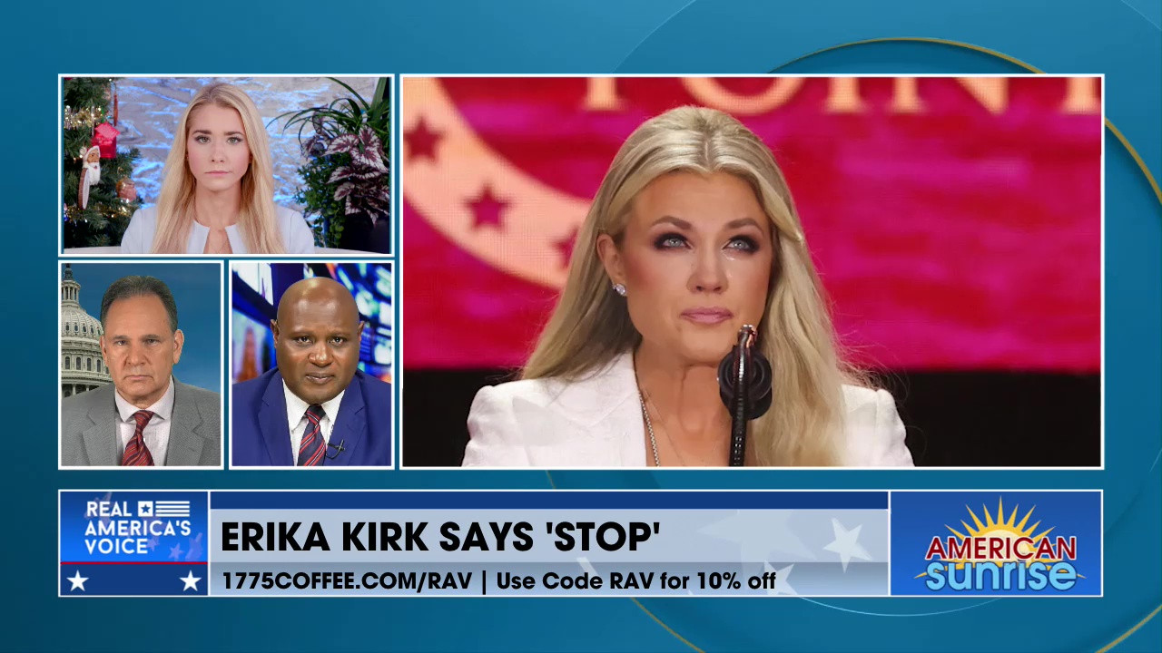 ERIKA KIRK SAYS 'STOP'