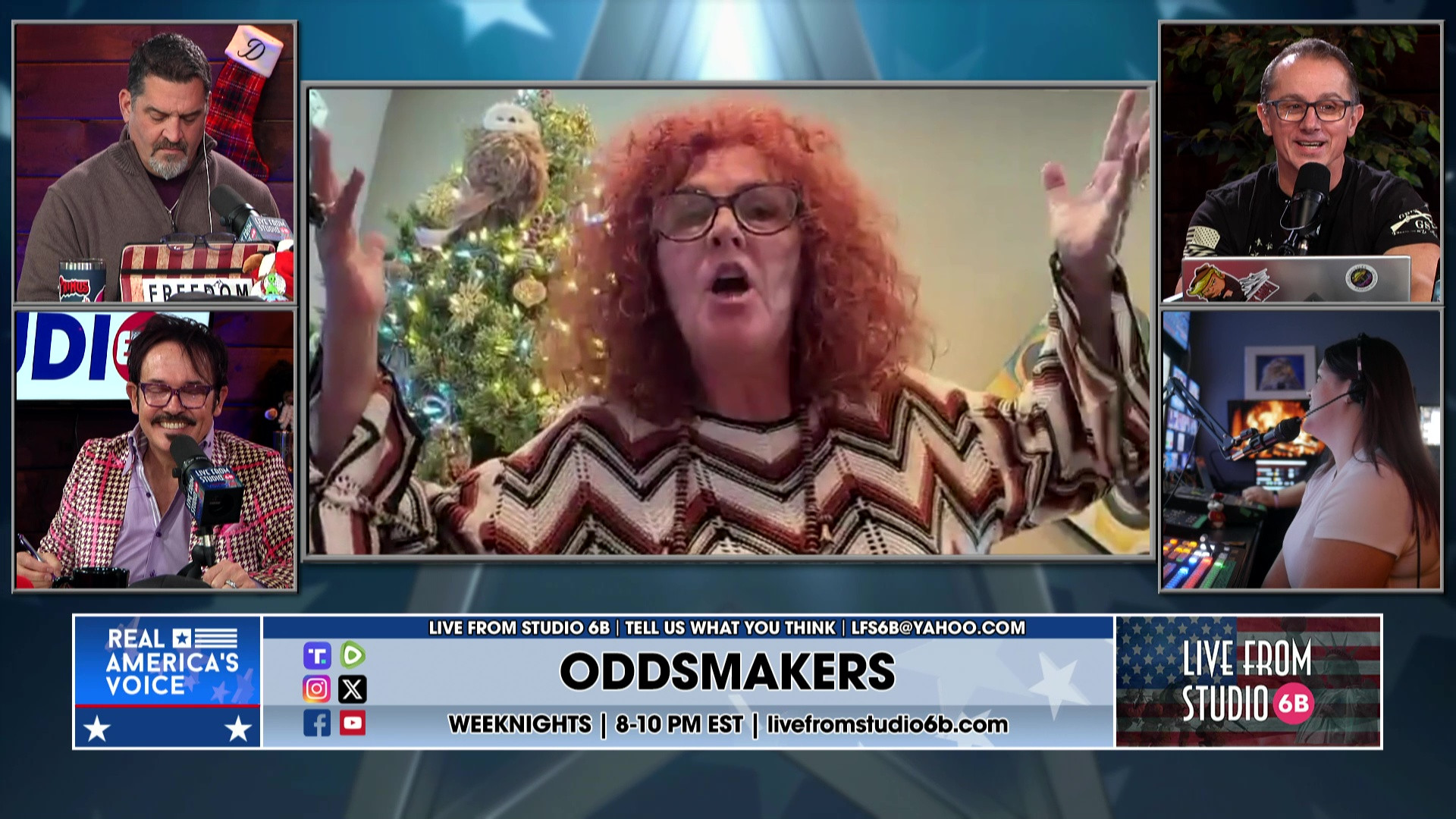 12-26-25 7 - ODDSMAKERS with Audience member Nancy from Colorado