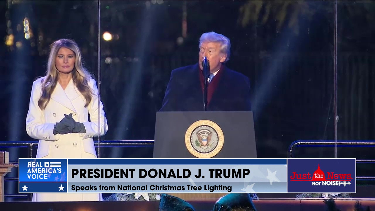 PRESIDENT TRUMP CELEBRATES THE NATIONAL CHRISTMAS TREE LIGHTING