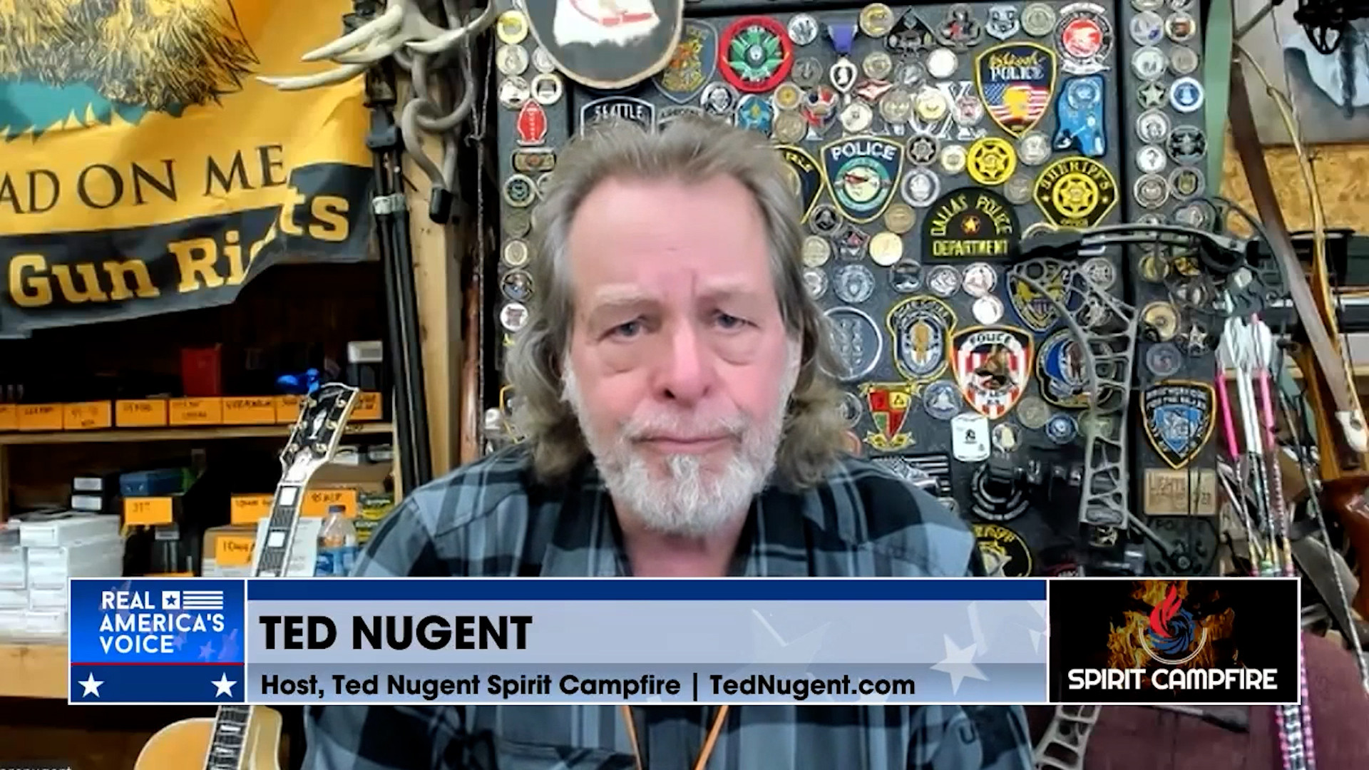 Ted says we need an escape from this screwed up world, recommends hunting and music