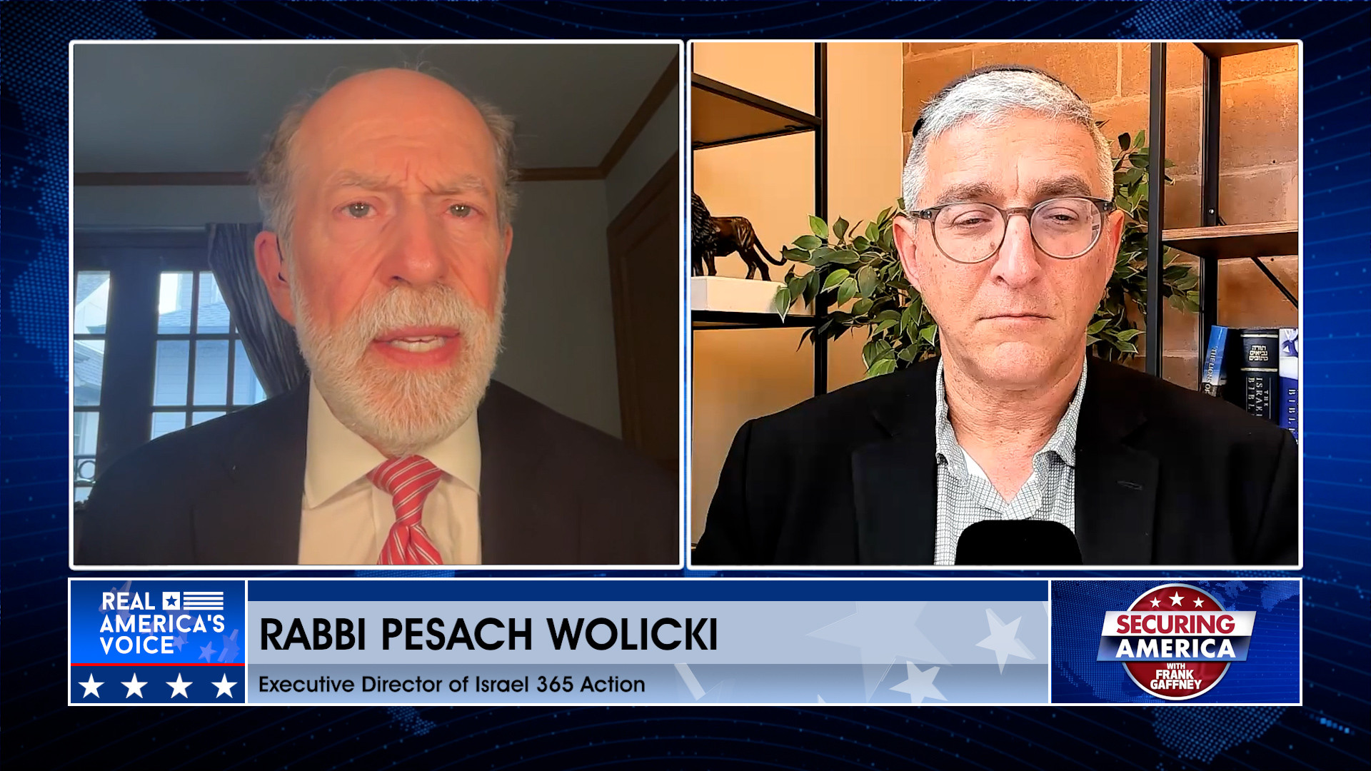 Frank Gaffney is joined by Rabbi Pesach Wolicki Pt. 1