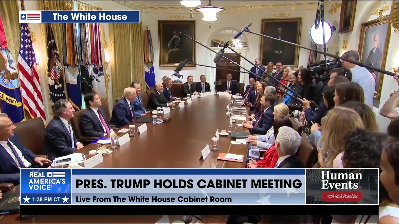 President Trump Holds a Cabinet Meeting to Update the American Public