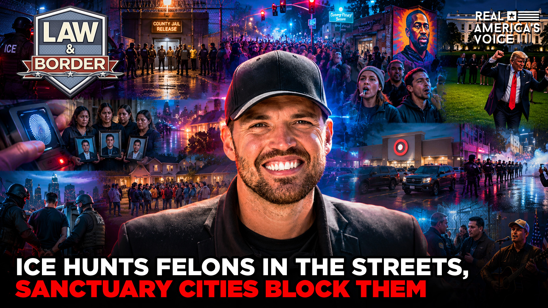 ICE HUNTS FELONS IN THE STREETS AS SANCTUARY CITIES AND ACTIVISTS BLOCK THEM | LAW & BORDER
