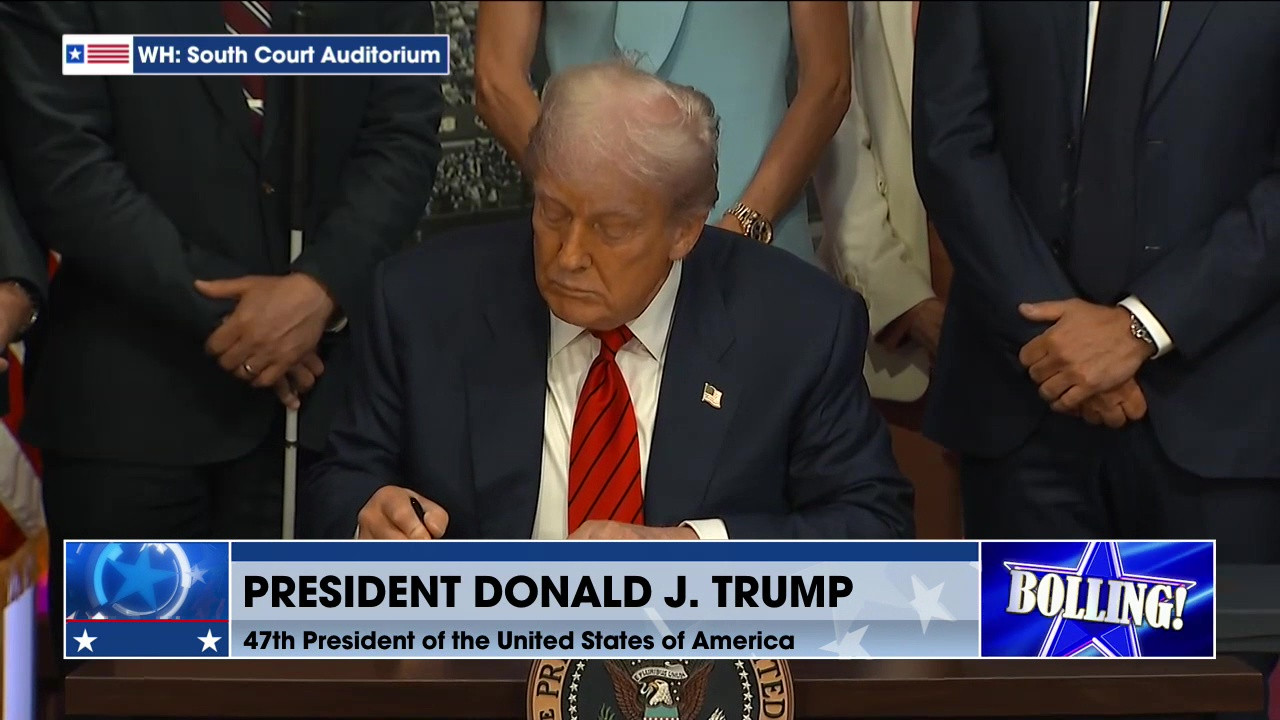PRESIDENT TRUMP SPEAKS ON 2028 LOS ANGELES OLYMPICS