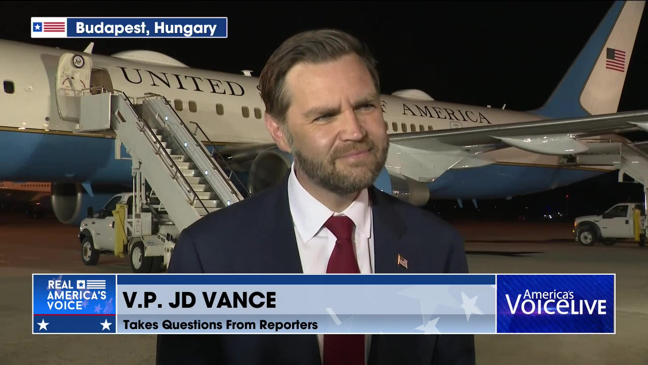 VP JD VANCE TAKES QUESTIONS IN BUDAPEST AHEAD OF IRAN TALKS