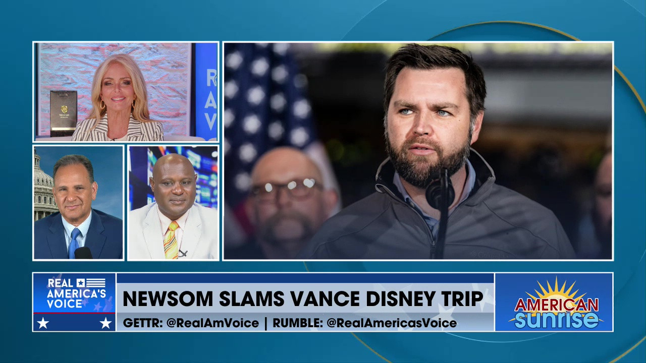 NEWSOM SLAMS VANCE DISNEY TRIP