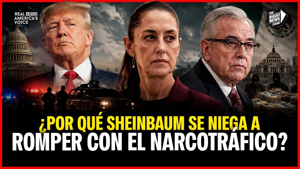 CLAUDIA SHEINBAUM NEGADA A ROMPR RELACIONES CON EL NARCOTRAFICO