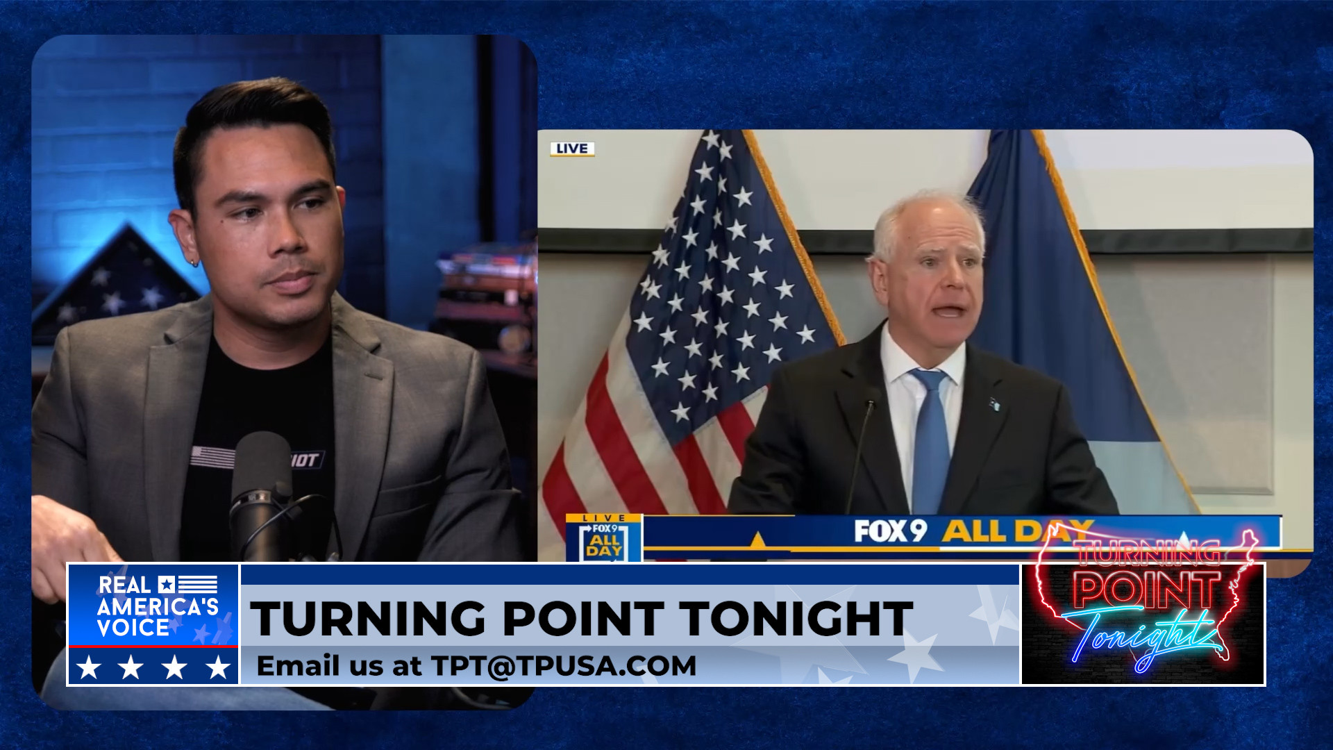 Tiny Tim Walz is in HOT WATER