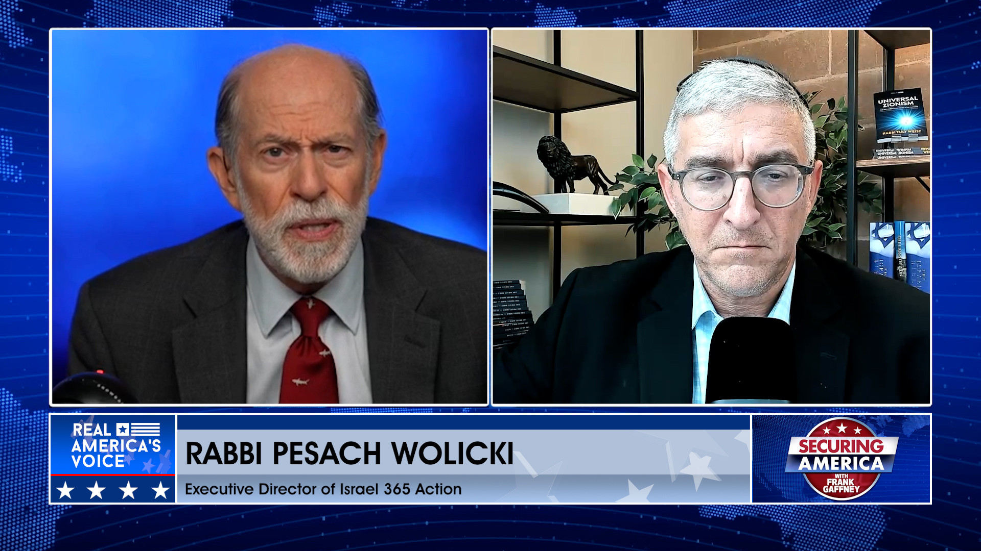 Frank Gaffney is joined by Rabbi Pesach Wolicki Pt. 1