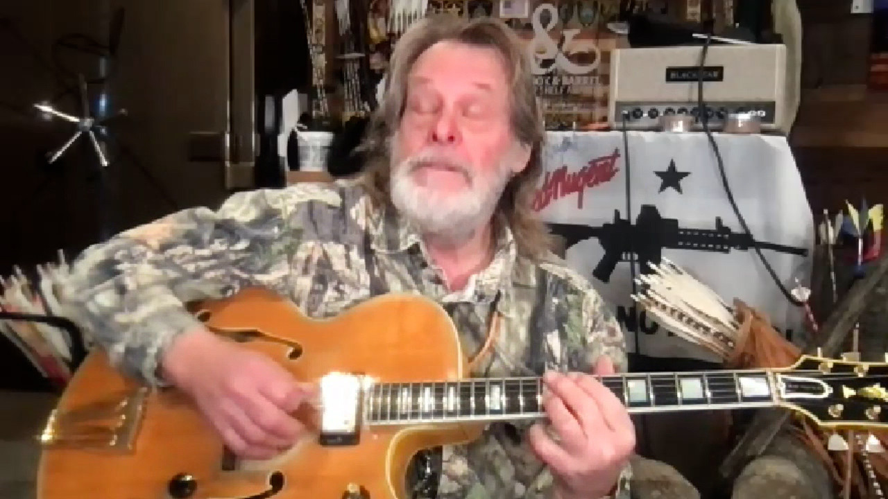 Uncle Ted jams out, thanks everyone for their support