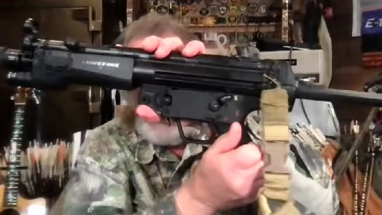 Uncle Ted says to make 2026 the best year ever, shows off his full-auto MP5