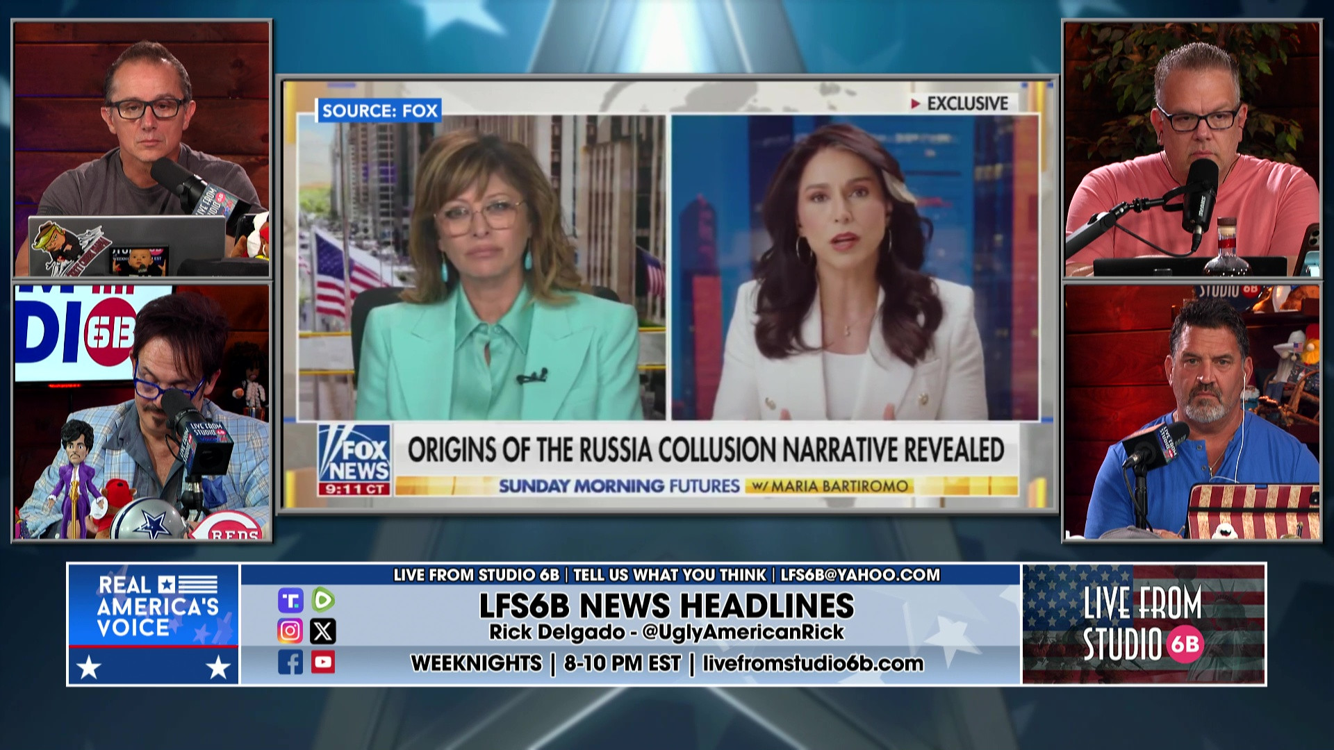7-21-25 3 - More Hunter, Tulsi on Obama conspiracy, discussion