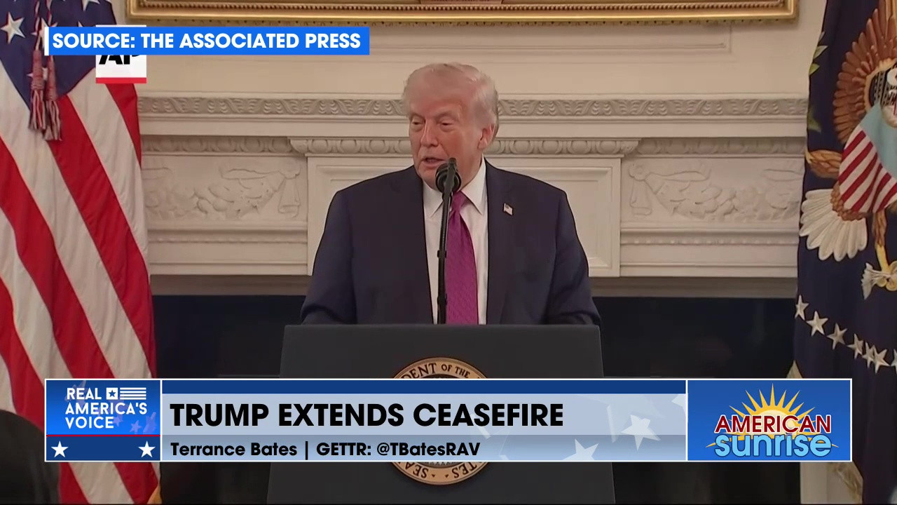 TRUMP EXTENDS CEASEFIRE