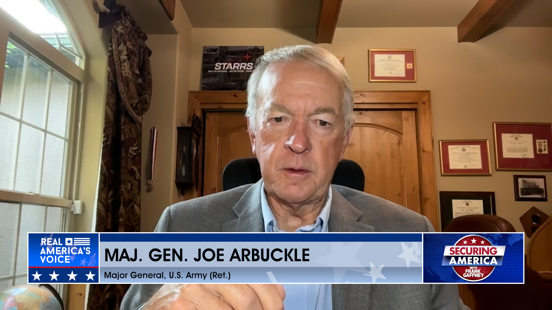 Frank Gaffney is by With Lieutenant General Rod Bishop, Maj. Gen. Joe Arbuckle & Dr. Ron Scott Pt. 2