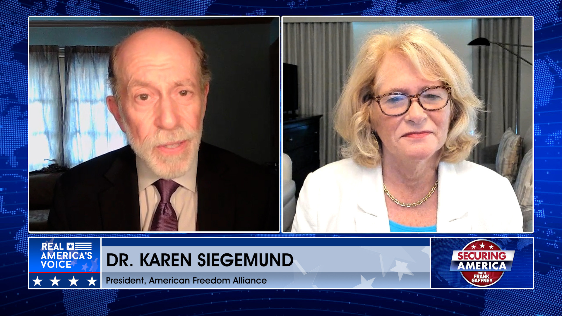 Frank Gaffney is joined by Dr. Karen Siegemund Pt. 1