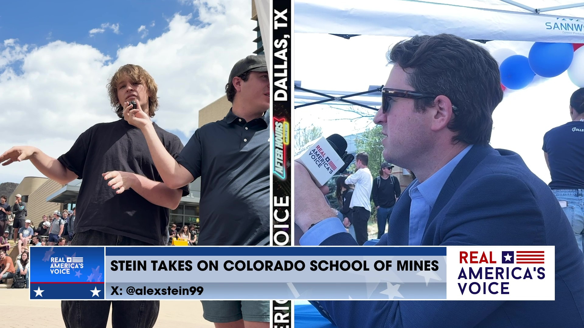 Campus chaos Alex Stein humiliates woke students in explosive debate