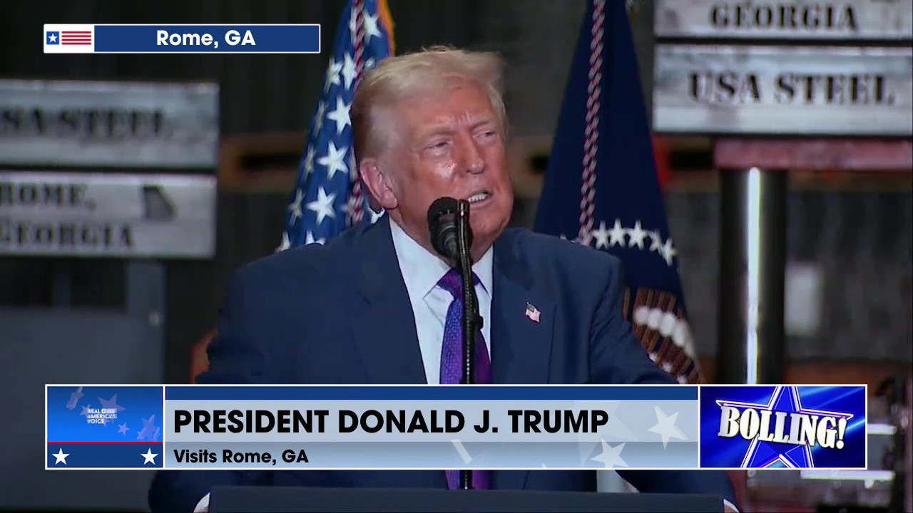 PRES. TRUMP SPEAKS IN ROMA, GA.