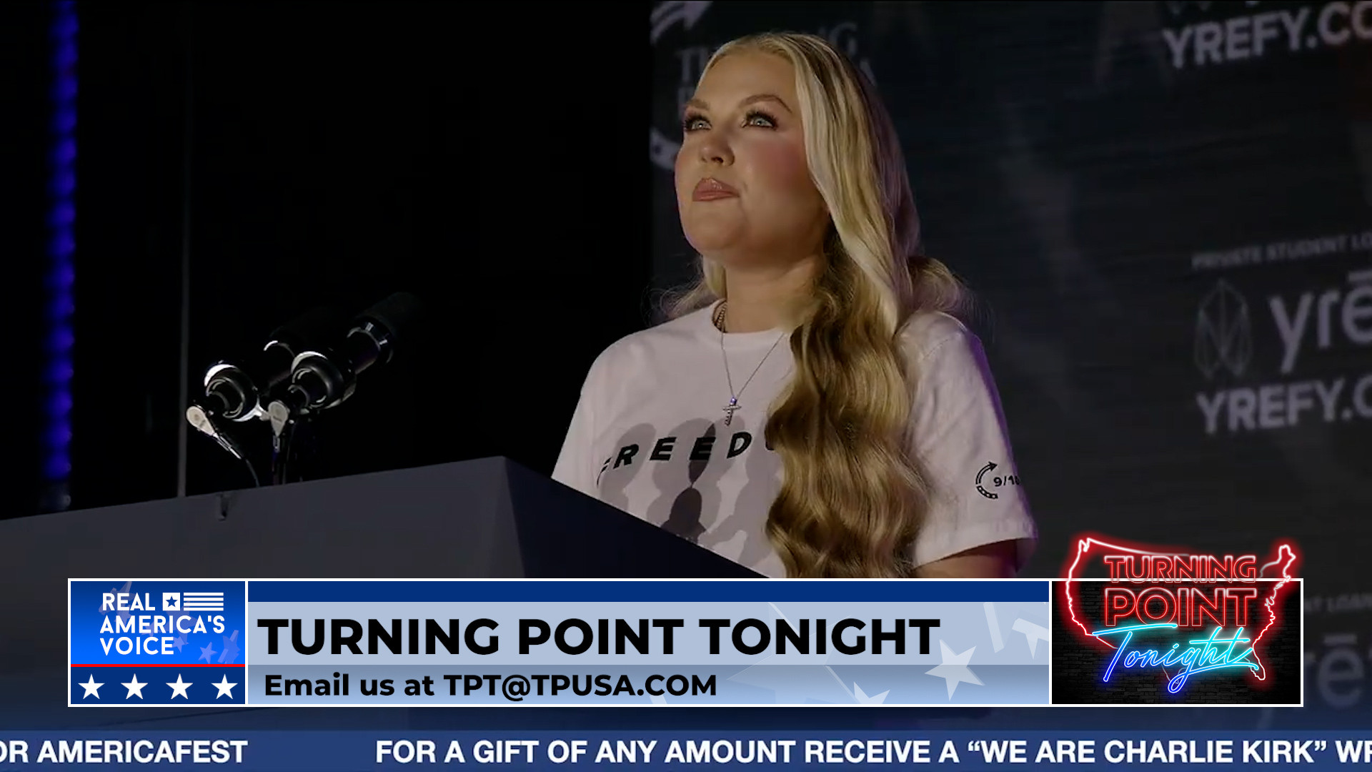 Erika Kirk and JD Vance Speak at Ole Miss