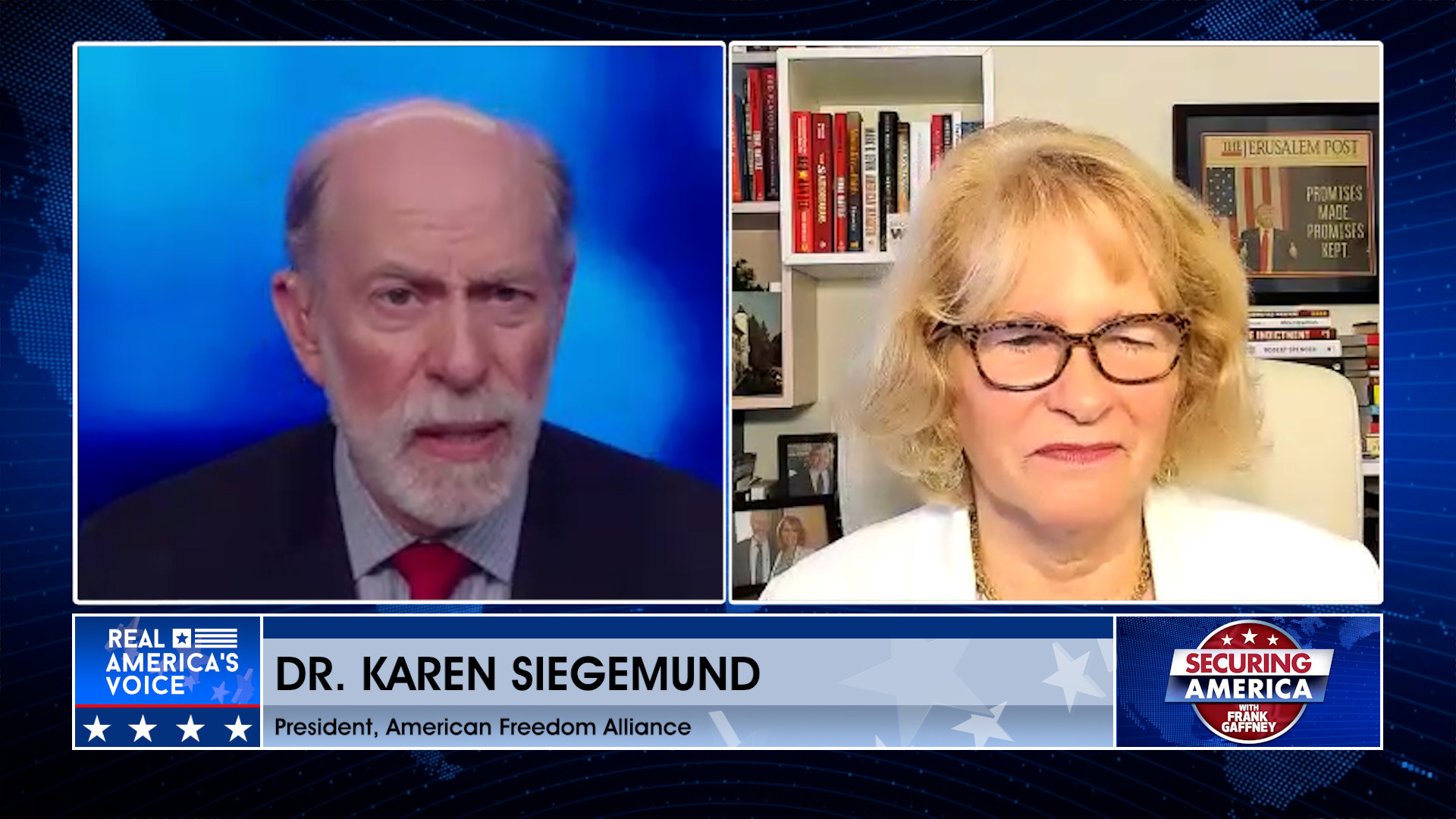 Frank Gaffney is joined by Dr. Karen Siegemund Pt. 1