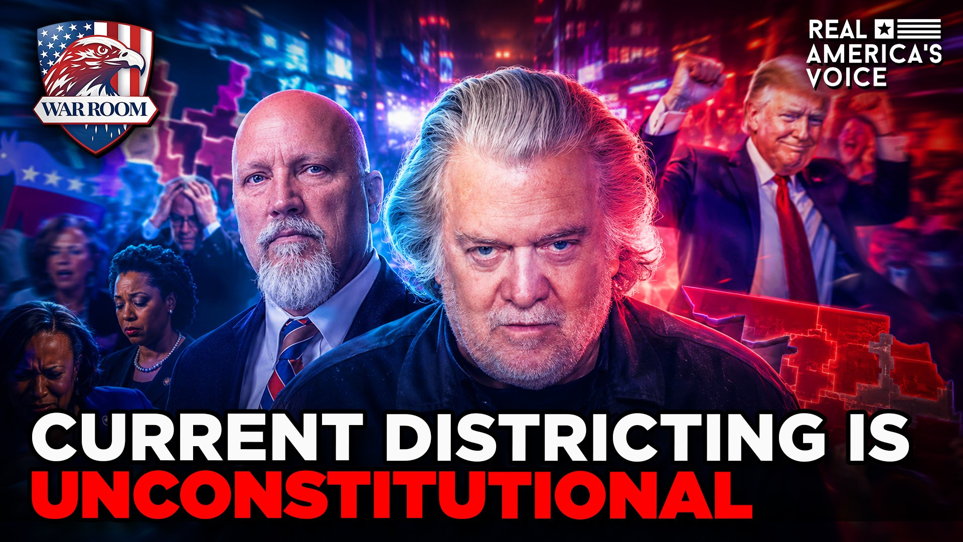 THE LEFT CAN'T ACCEPT CURRENT DISTRICTING IS UNCONSTITUTIONAL | THE WAR ROOM WITH STEVE BANNON