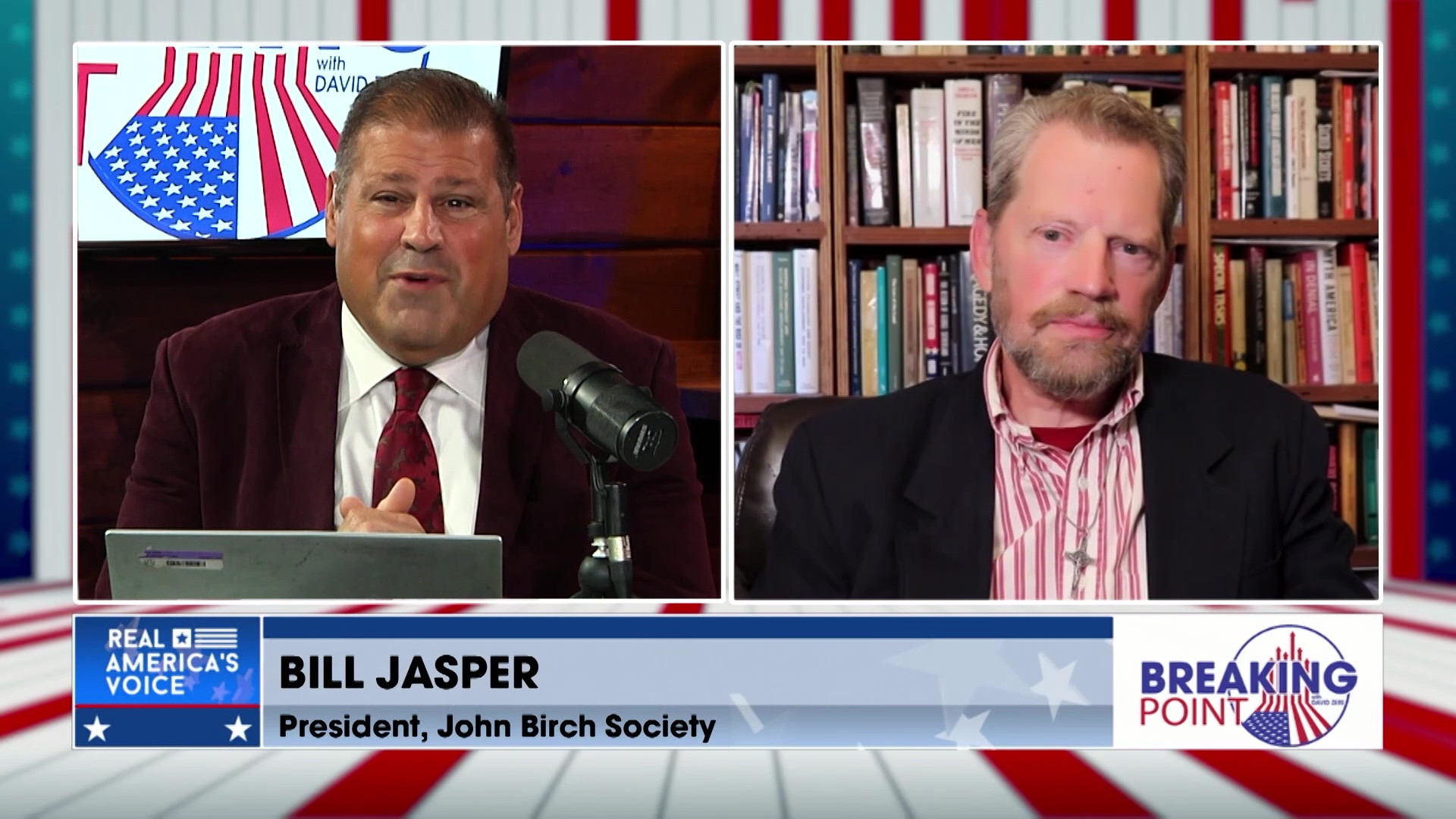 BP 6-20-26 C - David shows Union Station and talks with Bill Jasper, Pres. of the John Birch Society