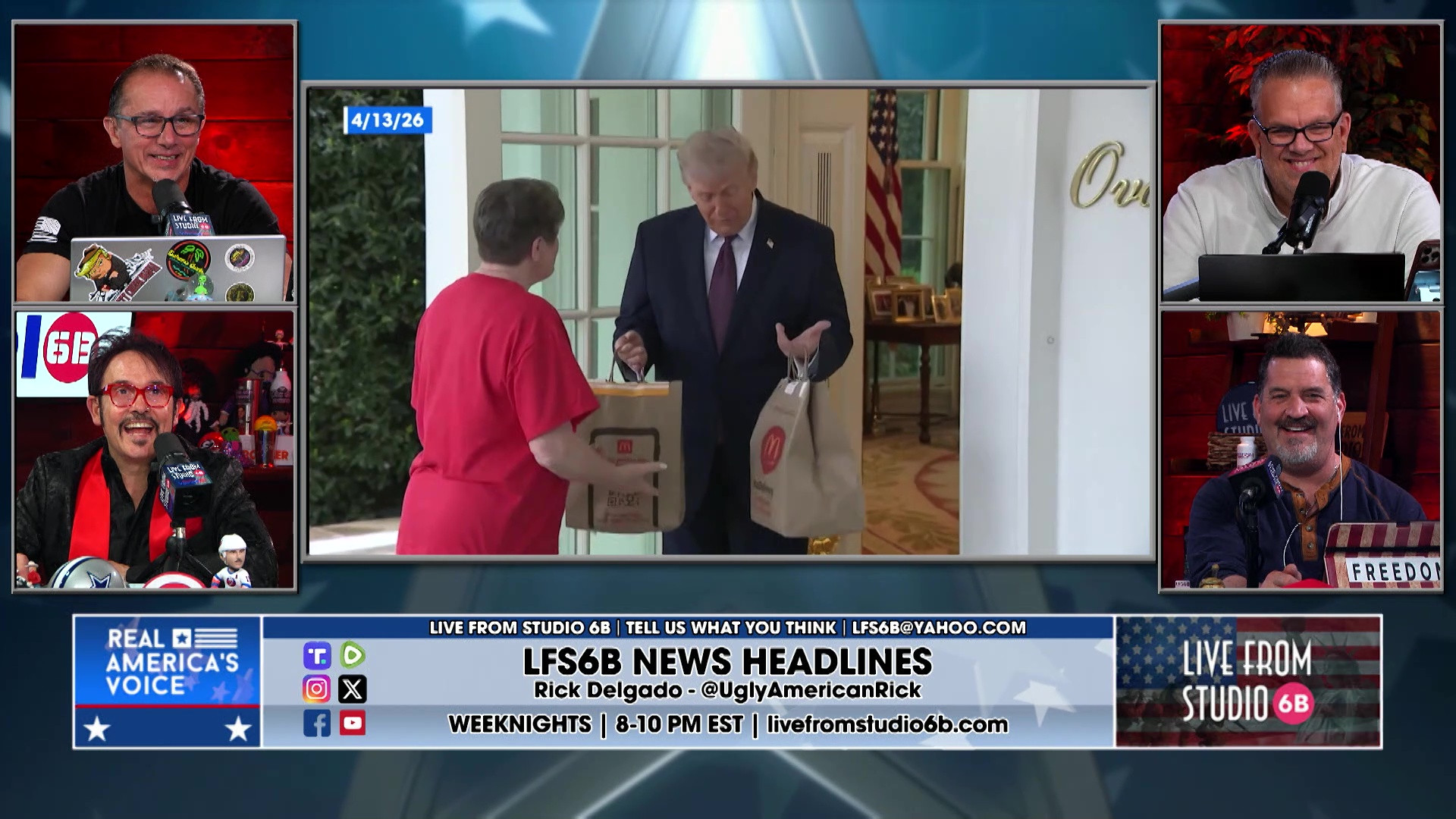 4-13-26 7 - Jillian Barberie talks Debt, Trump DoorDashes McD's for No Tax on Tips promo, more