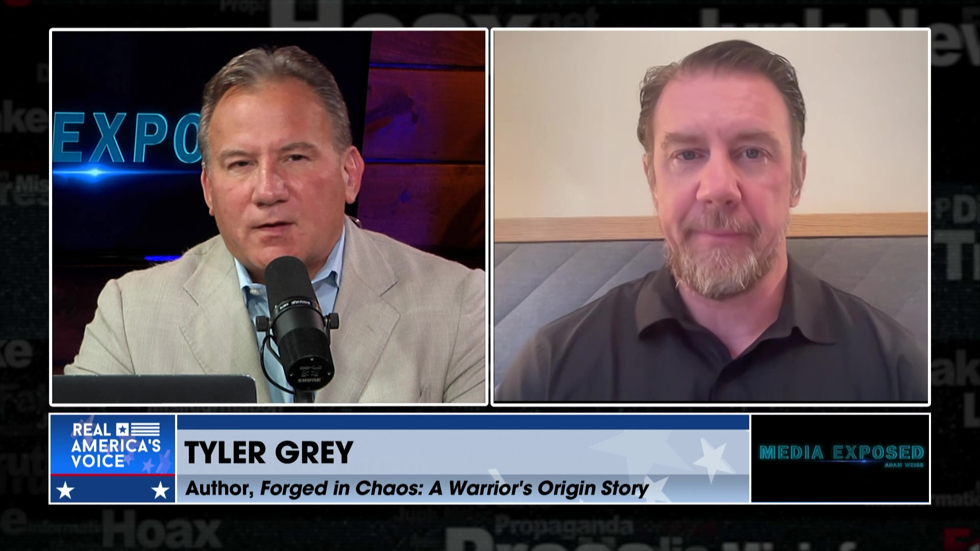 ME 7-20-25 B - Adam talks with Tyler Grey on his story and the media's treatment of veterans