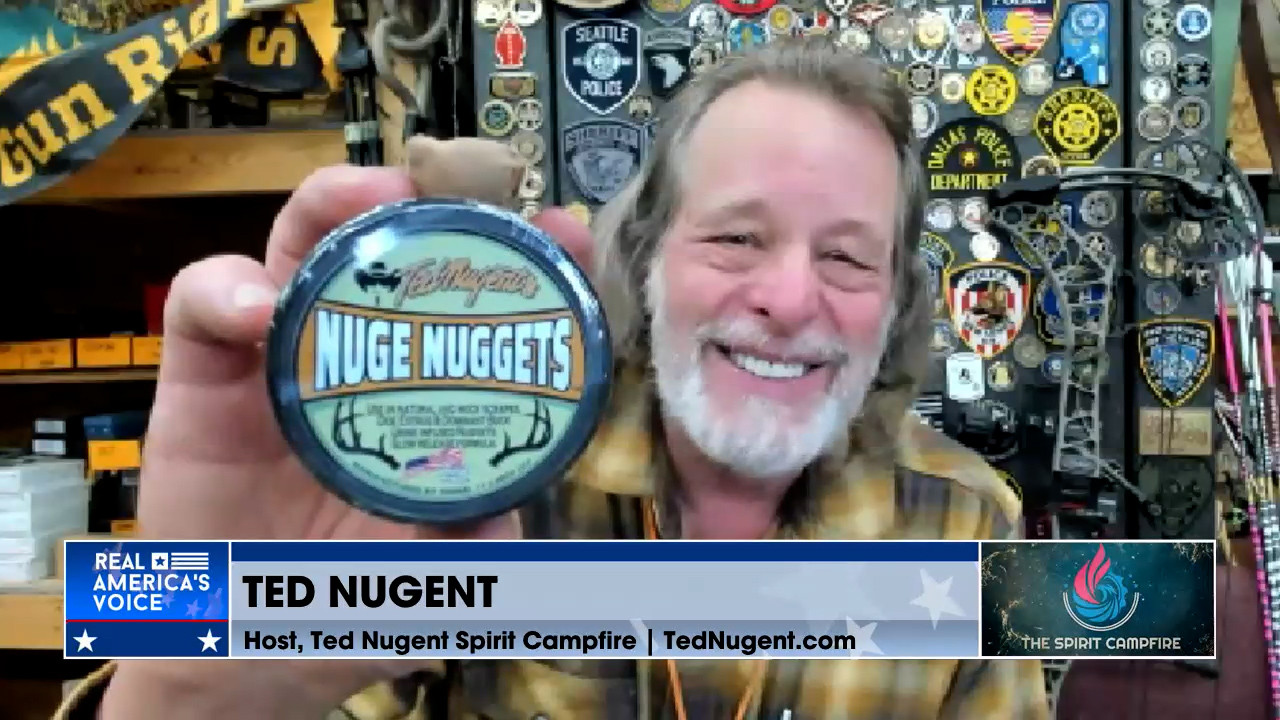 Ted tells a story of a trophy buck he missed, shows off some Nuge products