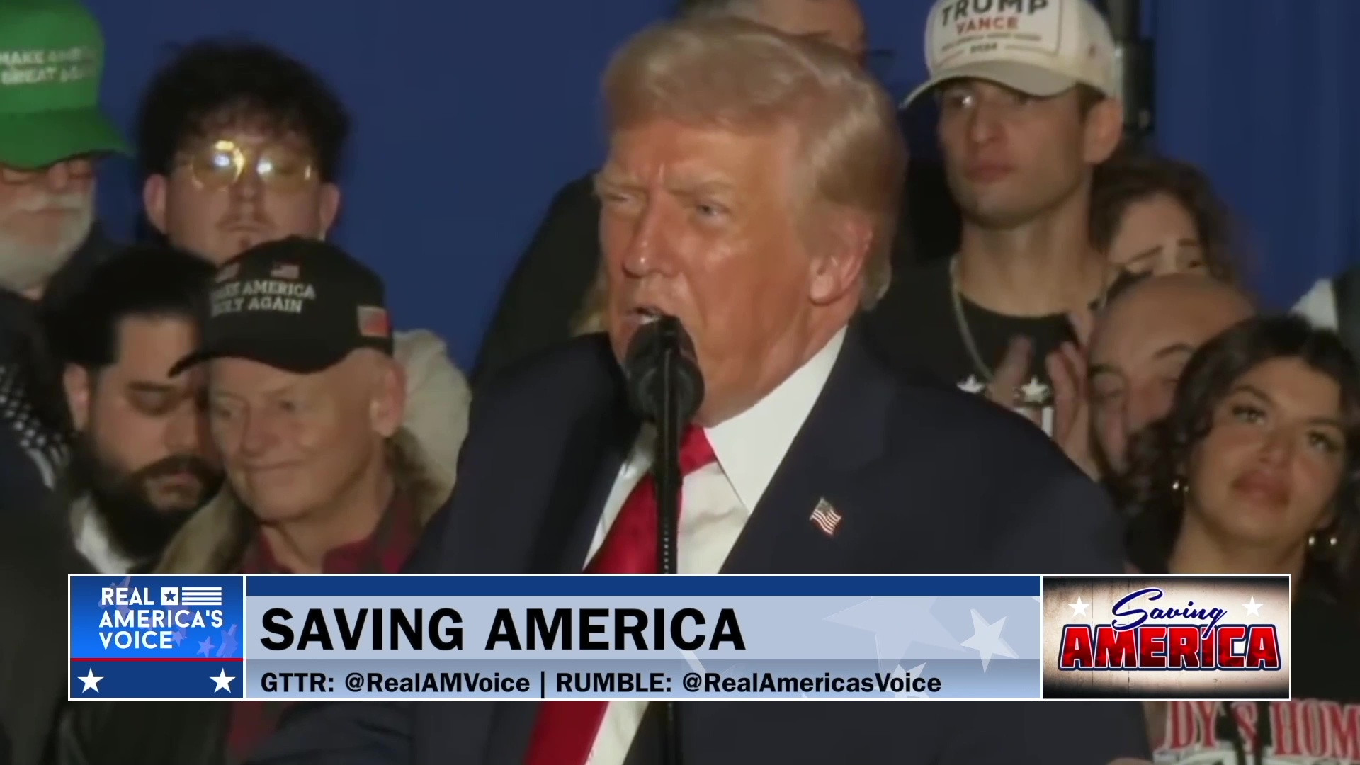 PRESIDENT TRUMP HOSTS RALLY PART 2