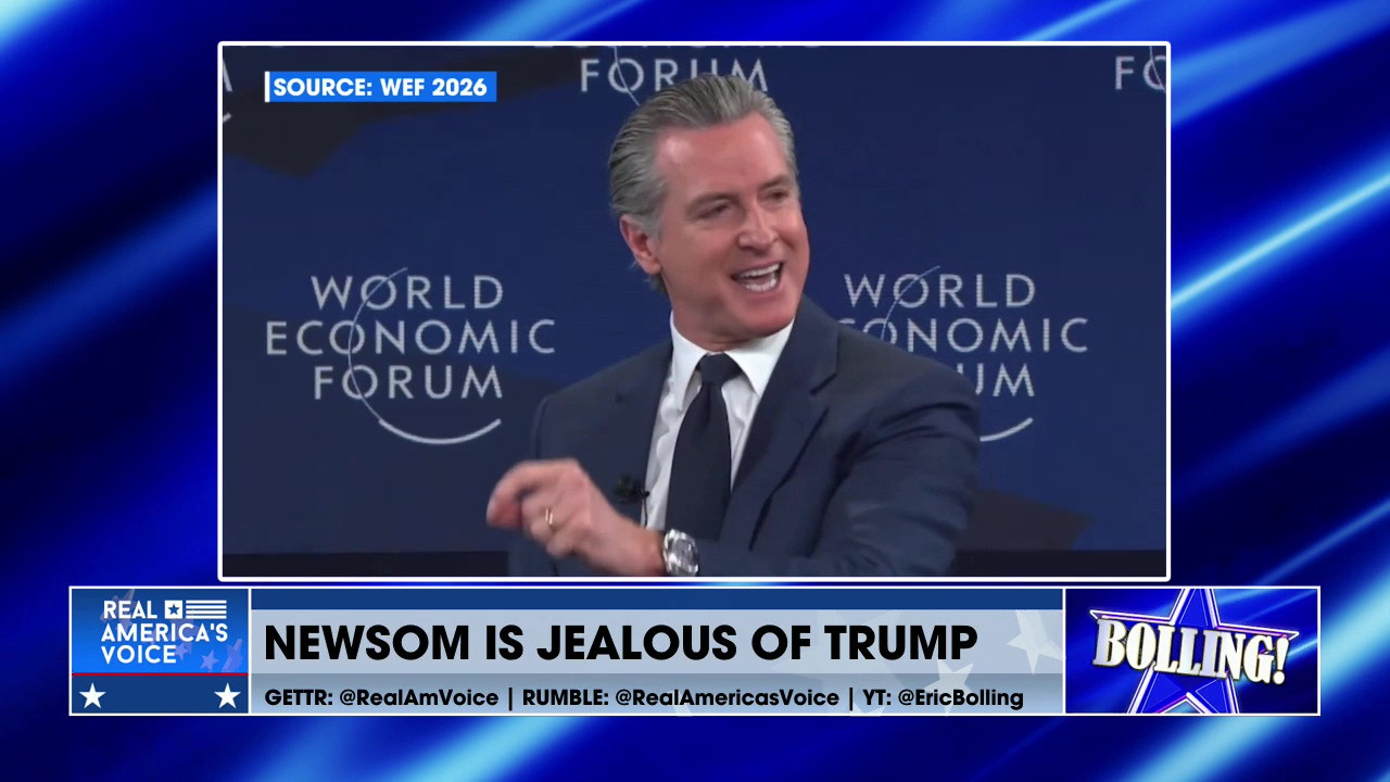 NEWSOM EMBARRASSED AT WEF