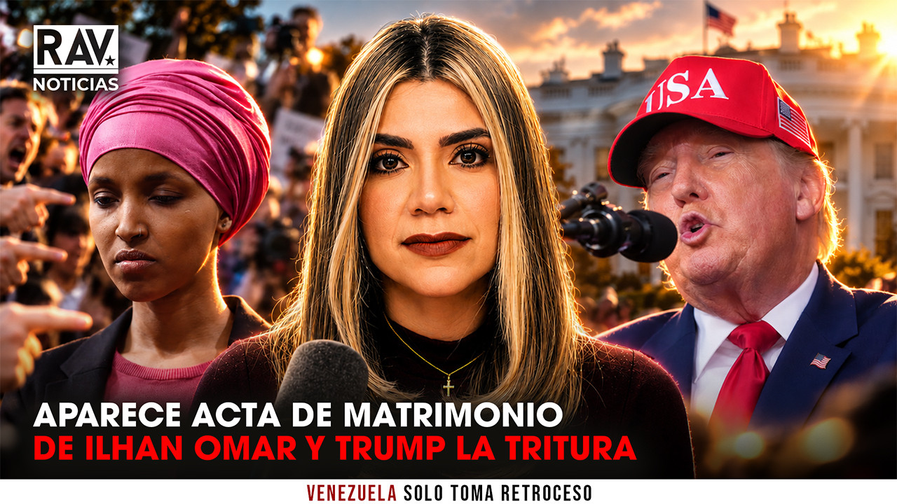 APARECE ACTA DE MATRIMONIO DE ILHAN OMAR Y TRUMP LA TRITURA